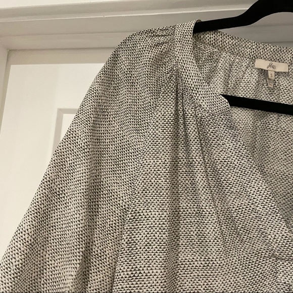 Joie Addie B Popover Silk Blouse in Python - Picture 4 of 9